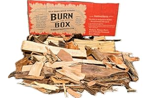 KIBBE'S FIREWOOD Burn The Box - Complete Fire in a Box, Easiest Fire You Will Ever Burn! Kiln Dried Firewood
