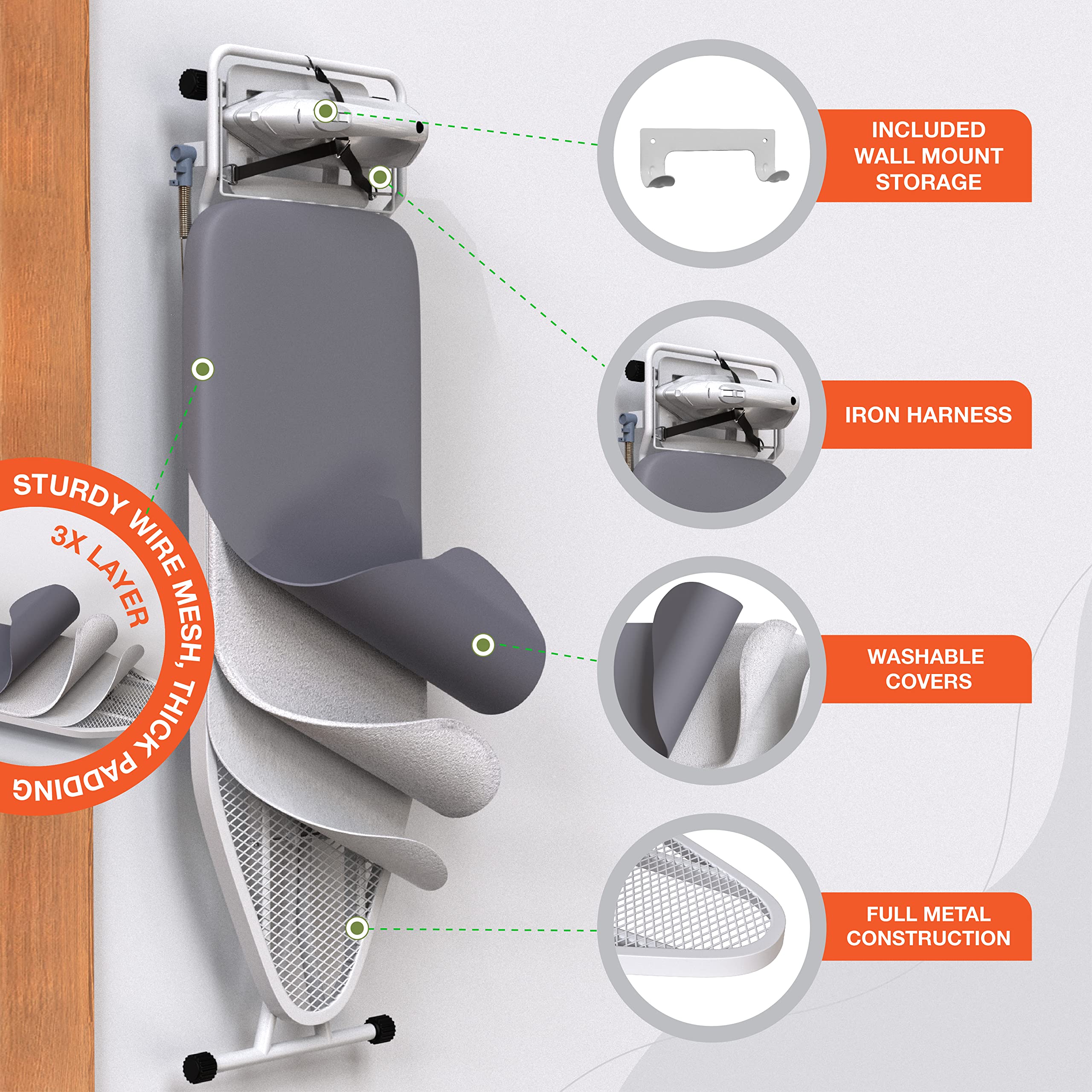 Xabitat Full Size Ironing Board 57