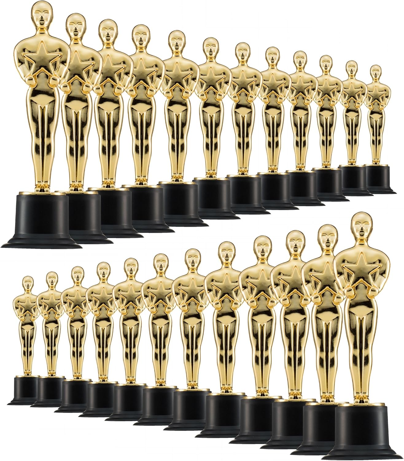 Prextex 6 Pack Award Trophies for Ceremonies or Parties 6" High - Perfect Achievement Awards or Birthday Gifts for Kids and Adults : Sports & Outdoors