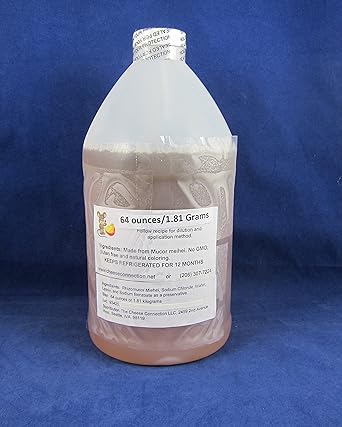 Liquid Marzyme Supreme Vegetarian Rennet Half Gallon 64 Ounces