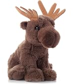 Amazon.com: The Petting Zoo Moose Stuffed Animal Plushie, Wild