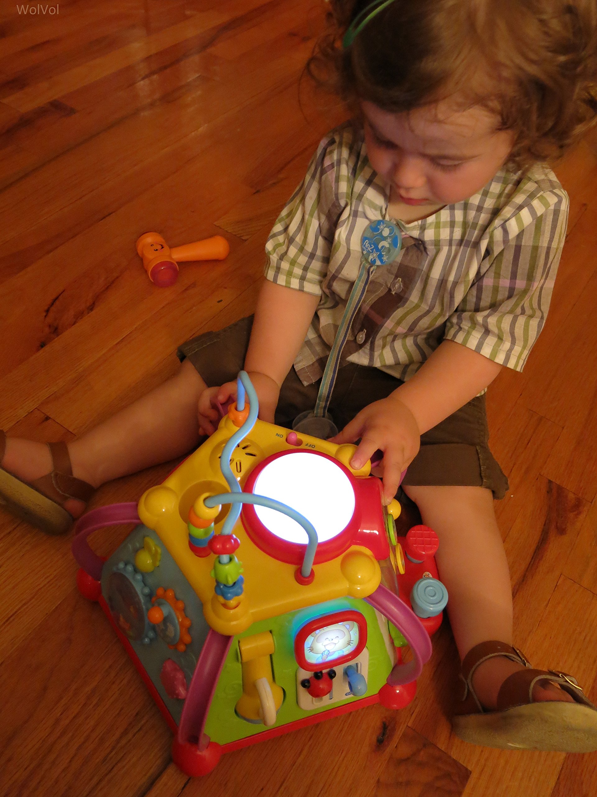 WolVol Educational Kids Toddler Baby Toy Musical Activity Cube Play Center with eBay