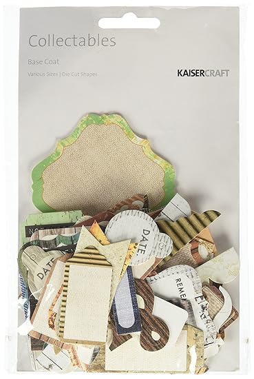 Kaisercraft Ct773 Base Coat Die Cuts Collectables Cardstock Amazon In Office Products