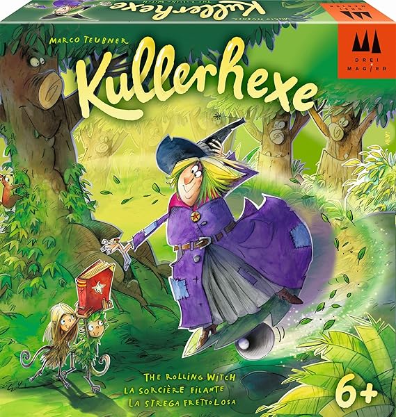 Schmidt Spiele Drei Magier Spiele 40878 Kullerhexe, Kinderspiel