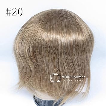 Amazon Com Super Natural Mens Hair Replacement Unit Silky Hair