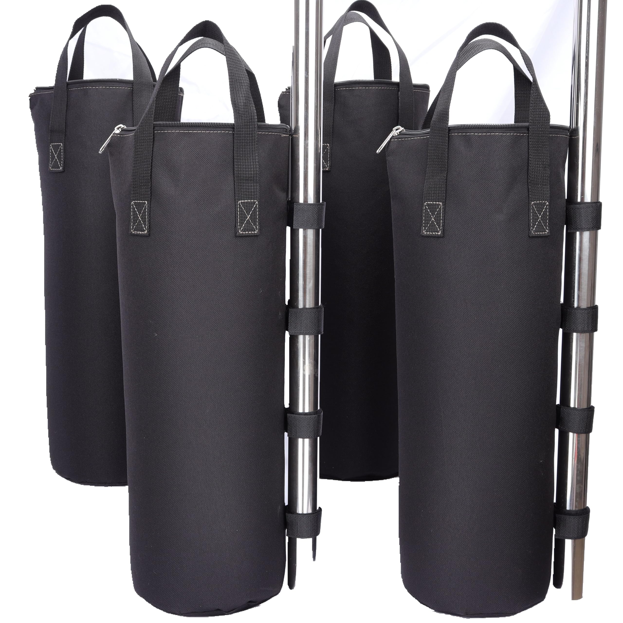 Photo 1 of 140 LBS Zipper Top Sand Bags for Canopy Legs (Without Sand) Sand Bags for Weight - Sandbags for Gazebo Legs, Pop Up Canopy Tent Weights - Canopy Weight Bags, Set of 4