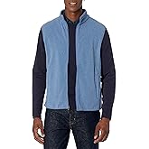 Amazon Essentials Men's Full-Zip Polar Fleece Vest (Available in Big & Tall)