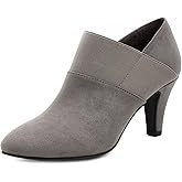 LONDON FOG Womens Bobbie Heel Ankle Booties