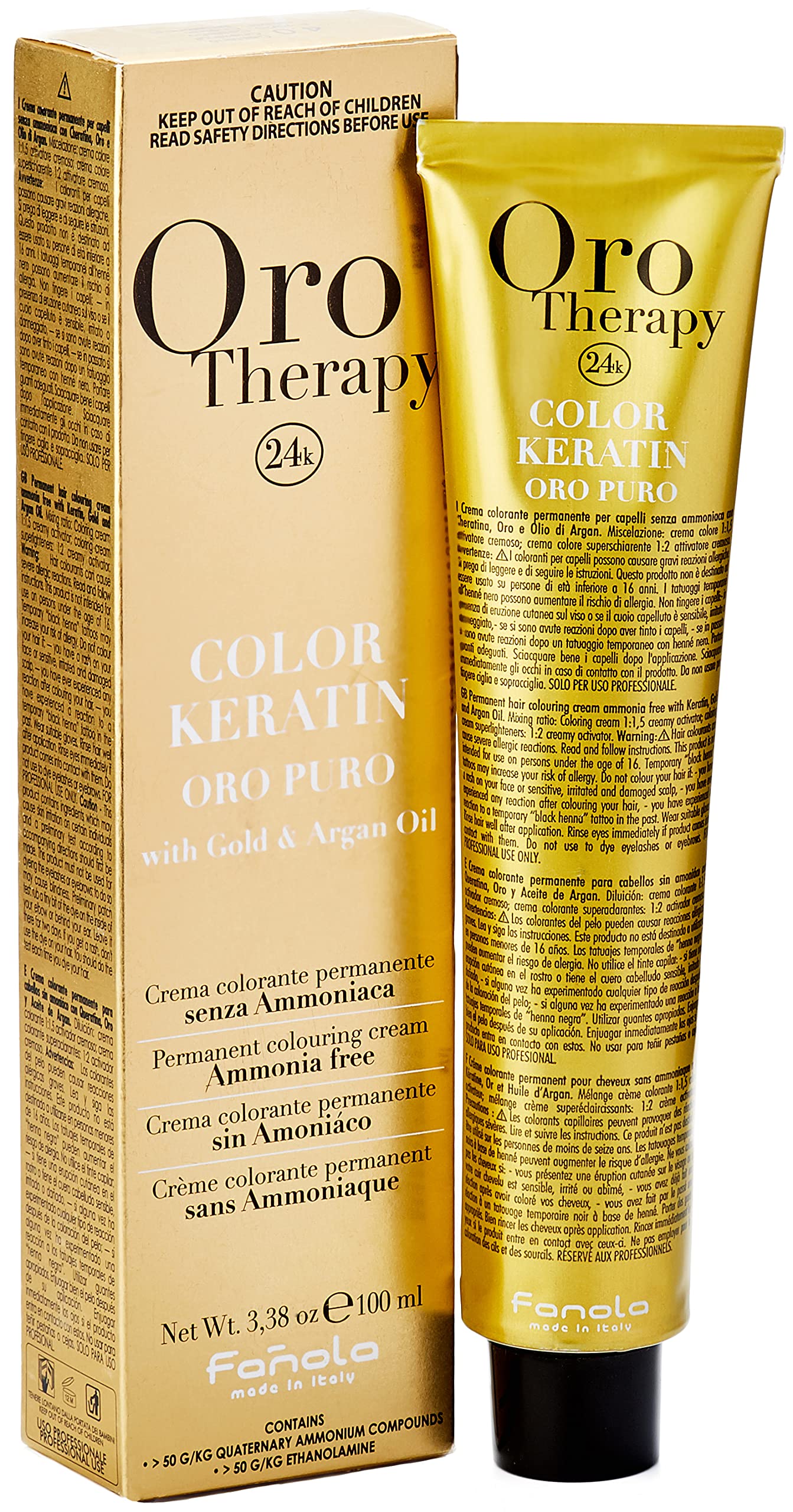 Fanola Oro Therapy Color Keratin 4.0 100 ml