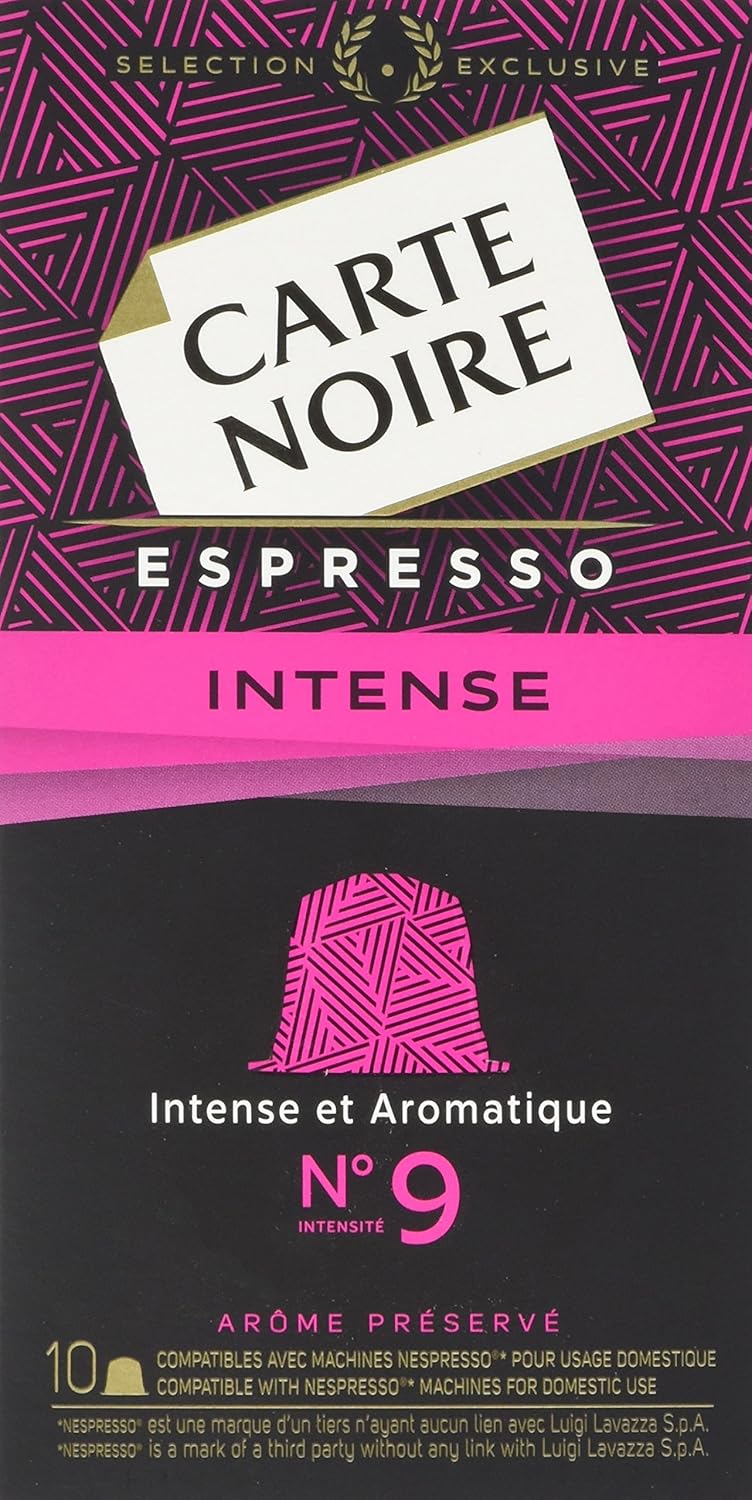Lavazza Carte Noire Intense No. 9 Nespresso Compatible Coffee Capsules