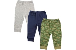 Luvable Friends Baby Boys' Cotton Pants