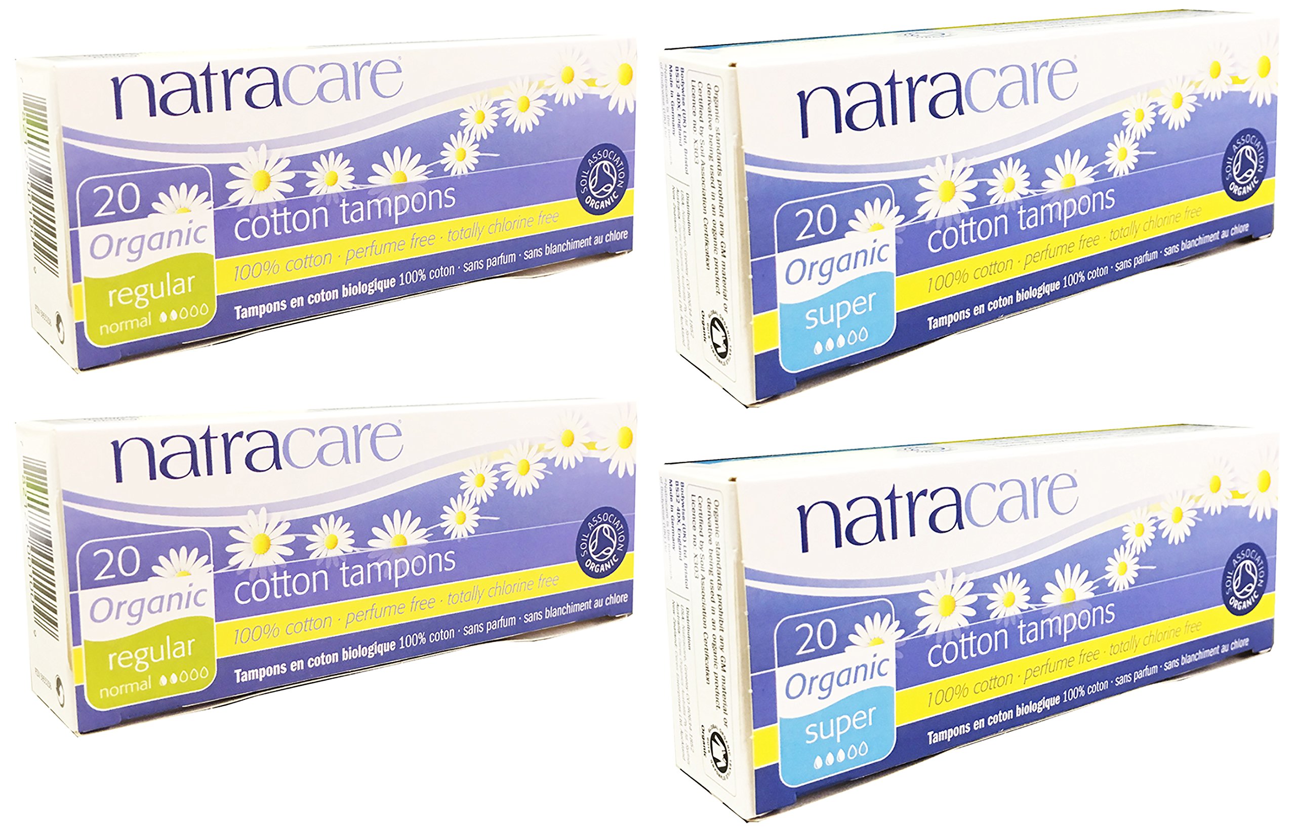 Amazon.com: Natracare Tampons Super+ 20 ct, 2 Boxes, (40