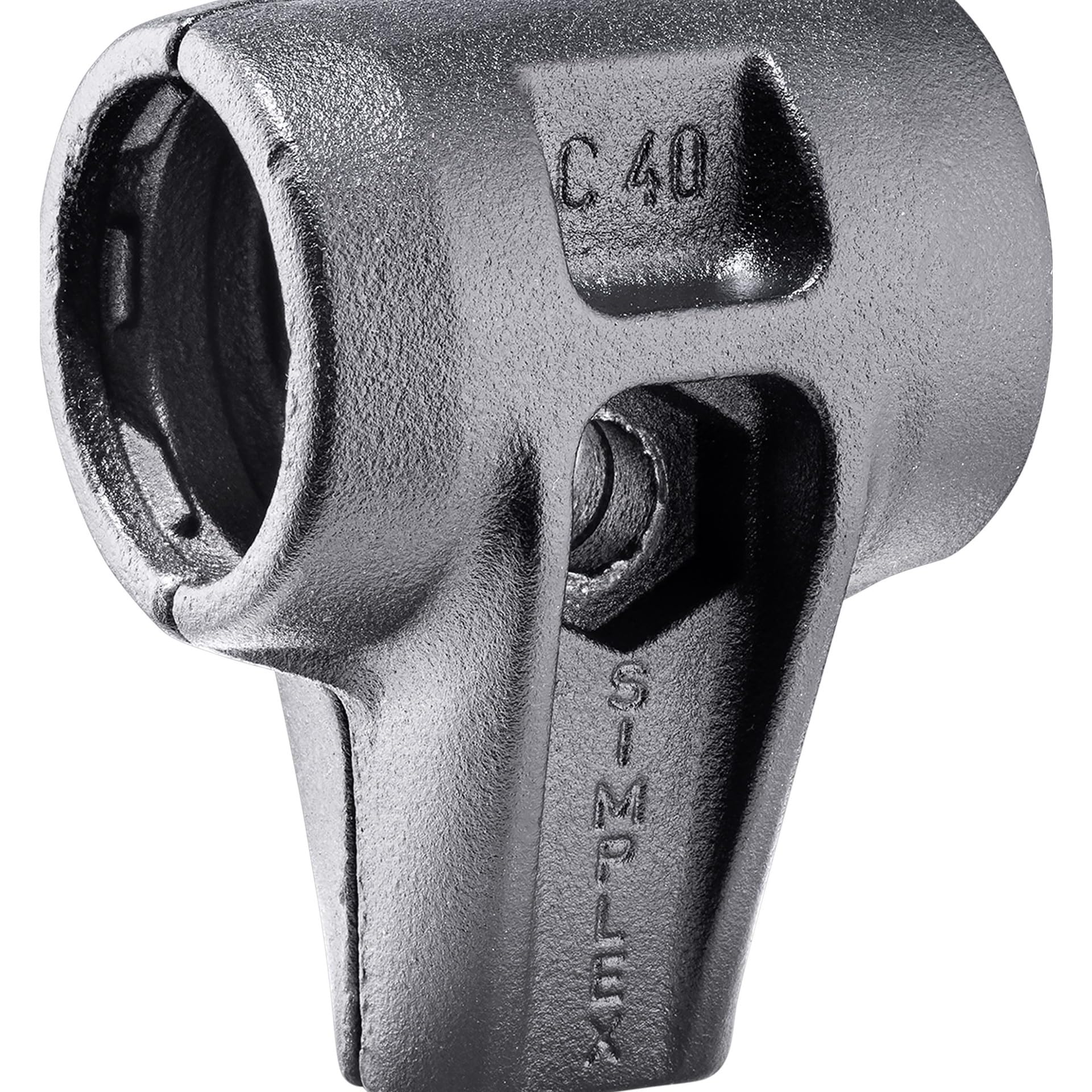 Halder 3711040 Reinforced Cast Steel Housing for Soft-Face Mallet, Multi-Colour, 40 mm