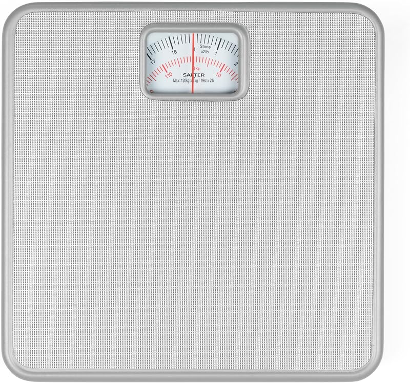 Salter 433 SVDR Mechanical Bathroom Scale 120 KG Large Non-Slip Dial