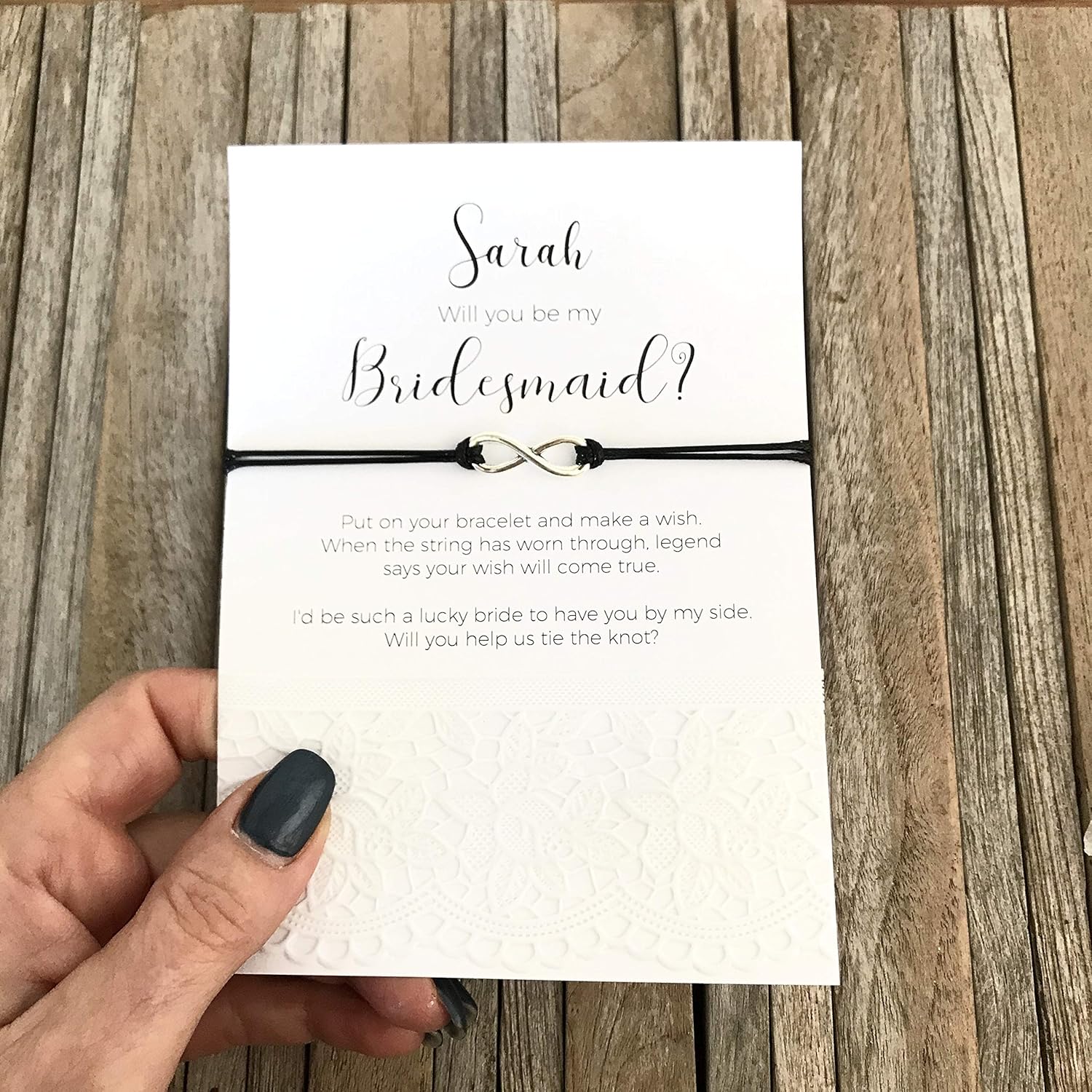 Will you be my bridesmaid gifts bridesmaid proposal bracelets on