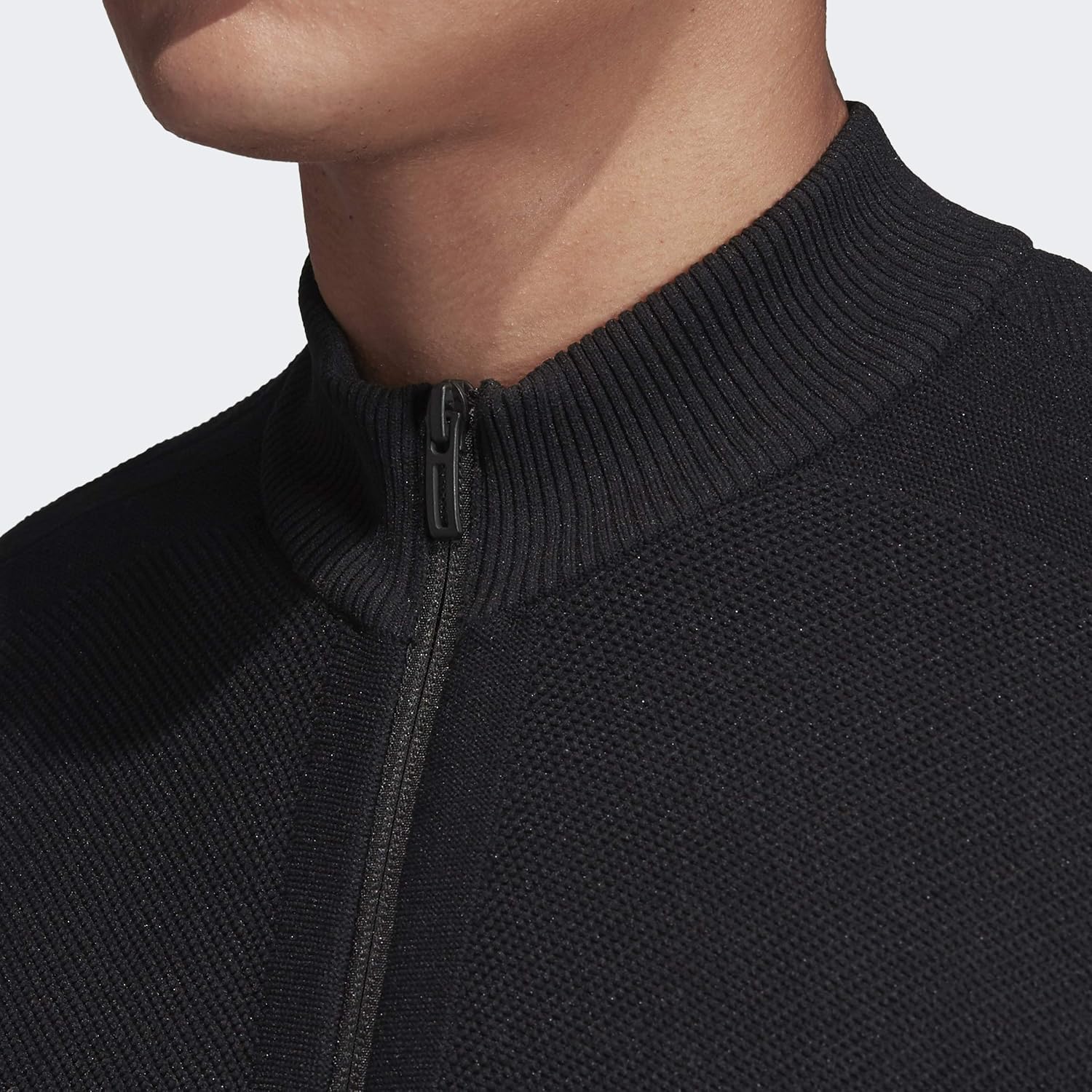 adidas Men's Essentials 3-stripes Tricot Track Jacket (Black1, Medium): Clothing
