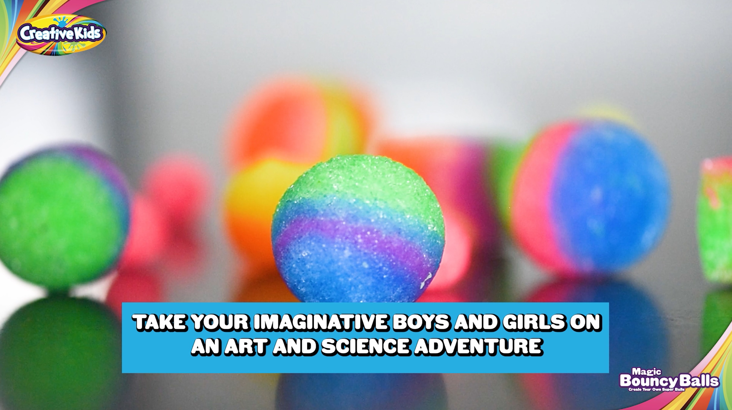 Creative Kids DIY Magic Bouncy Balls Create Your Own Crystal Power
