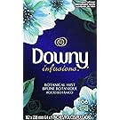 Downy Infusions Botanical Mist Fabric Softener Dryer Sheets, 105 count