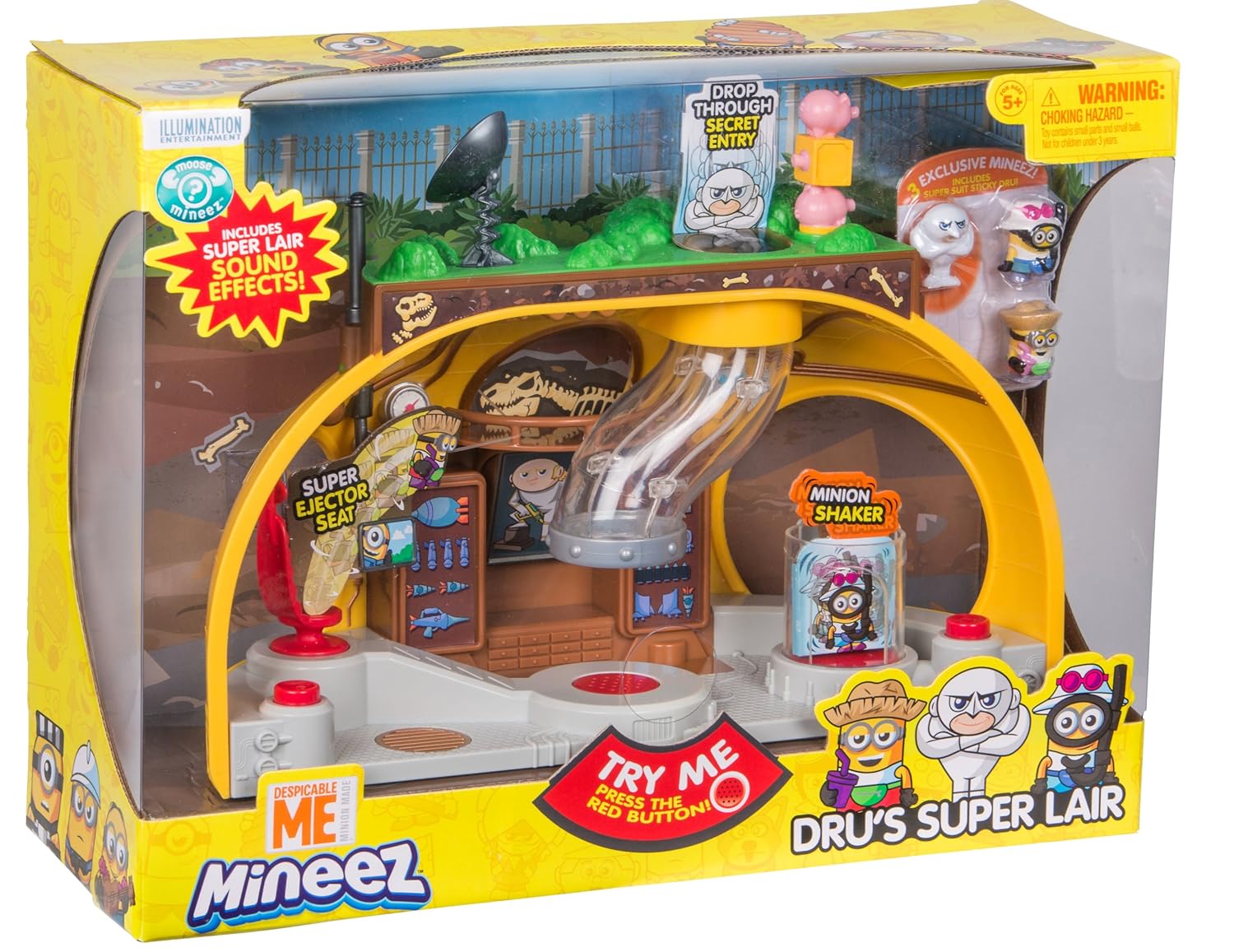 Spielzeug New Despicable Me 3 Dru Super Lair Playset Mineez Gru Underground Minions Agnes Gamersjo Com