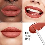 Rimmel Lasting Mega Matte Liquid Lipstick 600 Coral Sass 7.4ml Vegan view 4