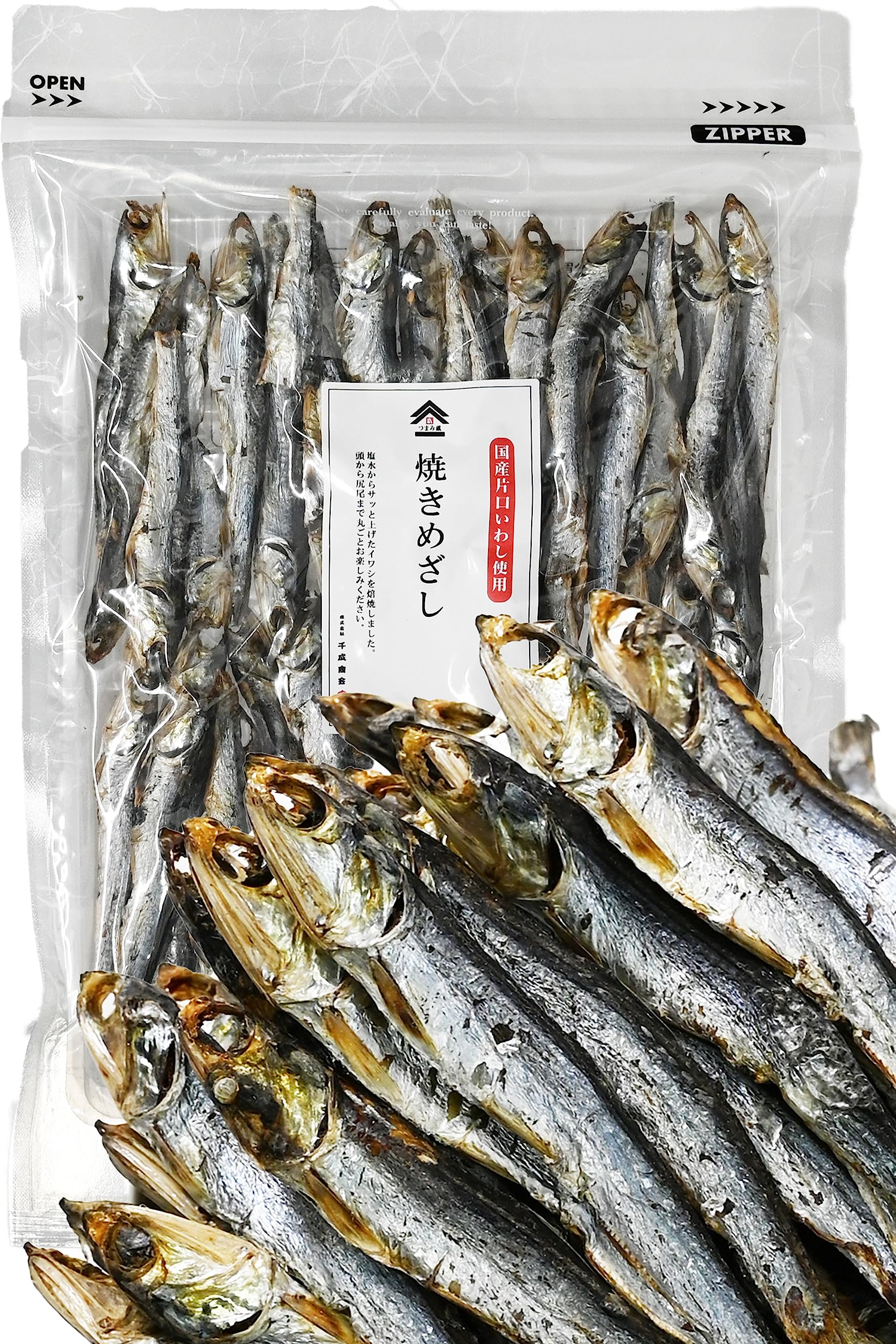 国産 焼きめざし (200ｇ) チャック付き袋 の商品画像