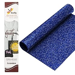 Firefly Craft Glitter Royal Blue Heat Transfer
