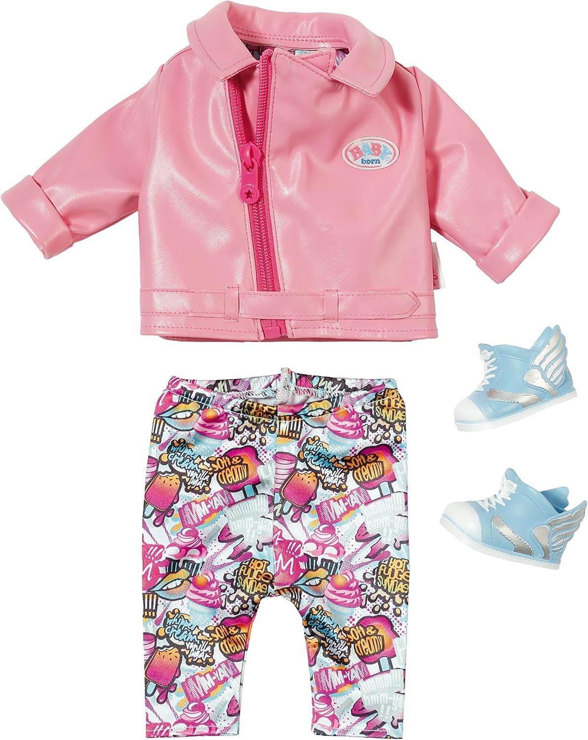 Baby Born- City Deluxe Scooter Outfit Conjunto, Multicolor (Bandai ZC825259)