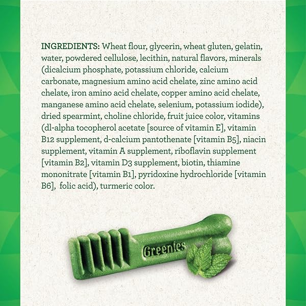 GREENIES VETERINARIAN-RECOMMENDED ADULT NATURAL DENTAL DOG TREATS PETITE SIZE, FRESH FLAVOR, 12 OZ. PACK, 20 COUNT