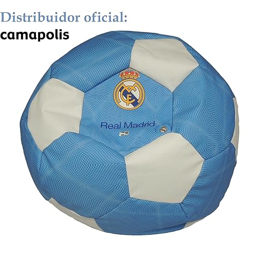 SEASONS Camapolis Puff Oficial Real Madrid (Azul): Amazon.es: Hogar