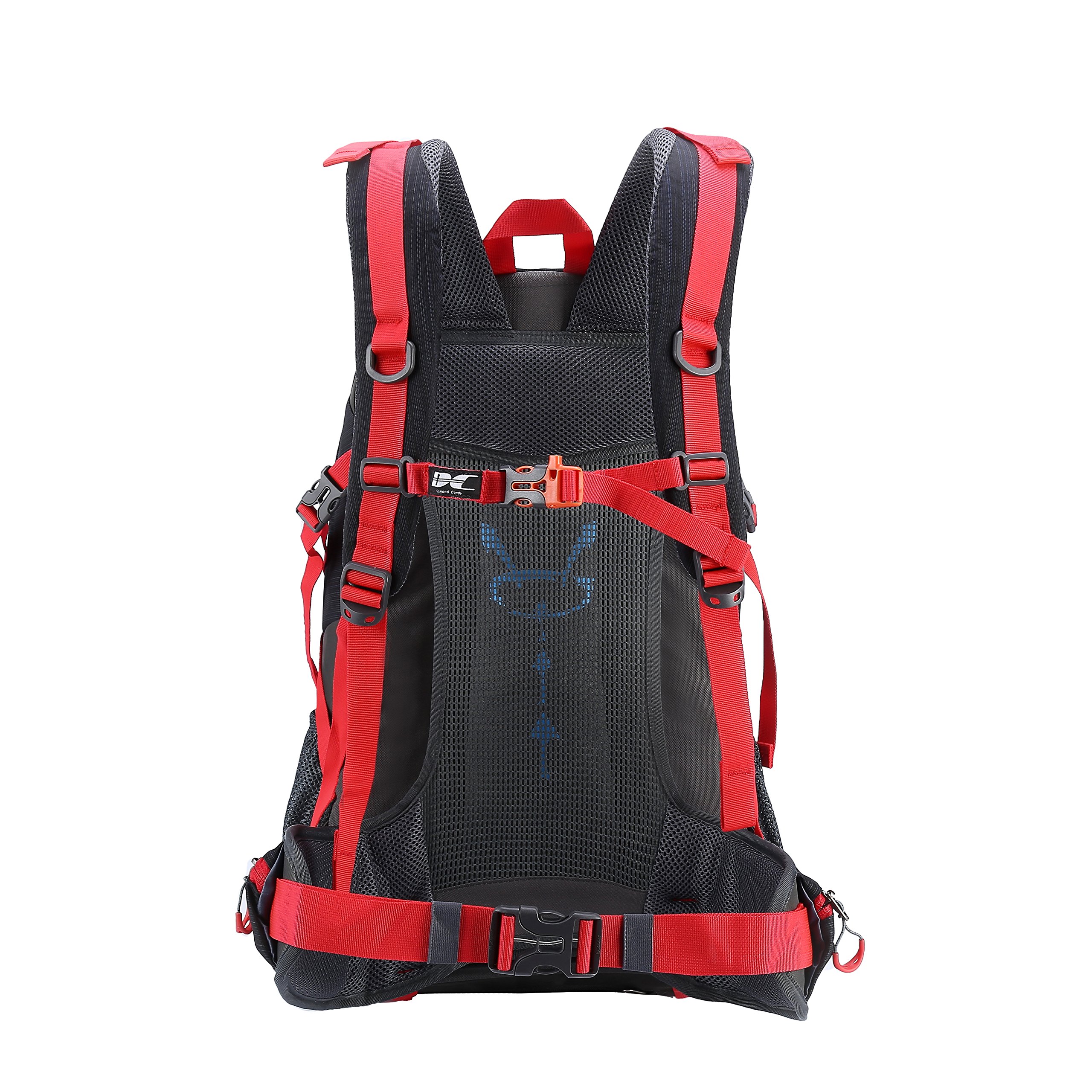 Outdoor Ultralight Waterproof Sport Backpack - Diamond Candy Trekking Rucksack with Rain Cover for Mountaineering Hiking Camping Travel Multi-functional Daypack