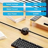 LIPWEL 1 Meter Short Extension Lead 13A Single UK Plug Socket Black view 5