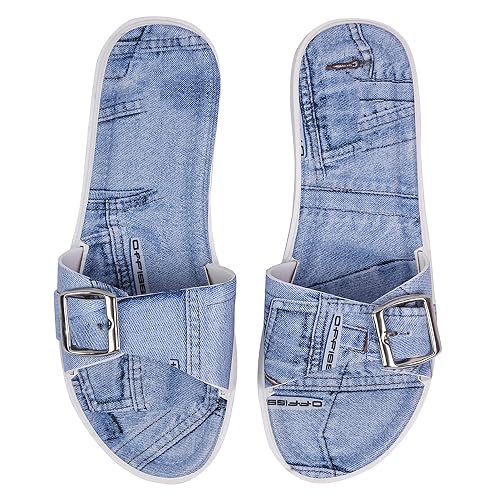 denim flip flops
