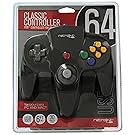 Retrolink Nintendo 64 Classic USB Enabled Wired Controller for PC and MAC, Black