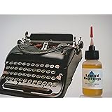 ULTIMATE 100%-synthetic oil for any typewriter, restores sticky keys, makes typewriters smoother and quieter!!