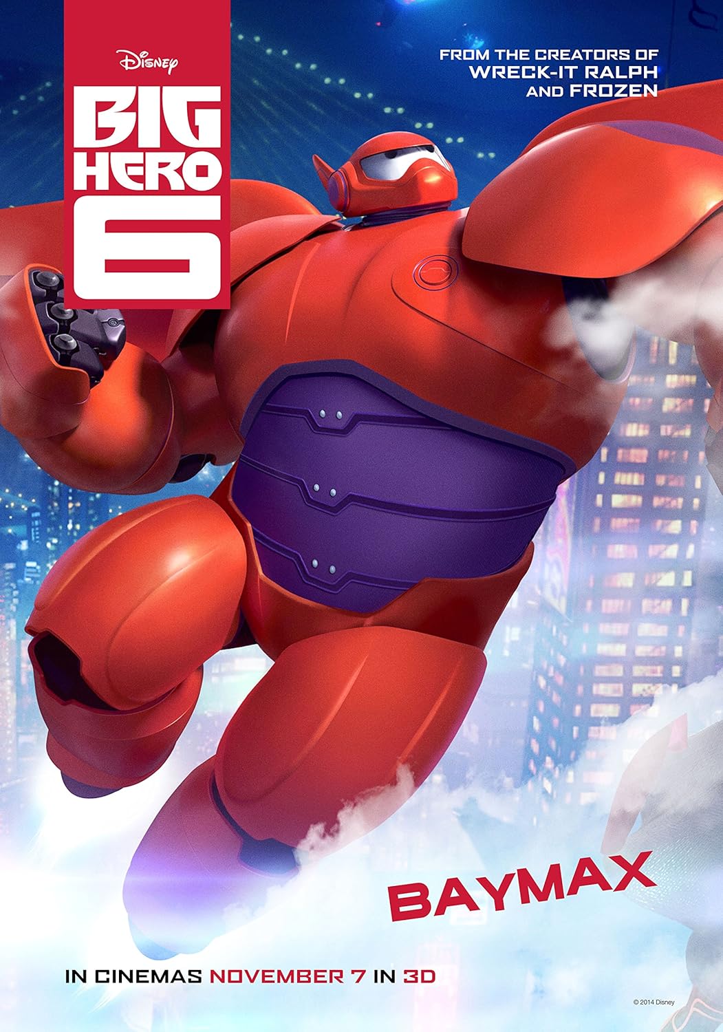 Big Hero 6 (2014) Movie Poster 24 x 36