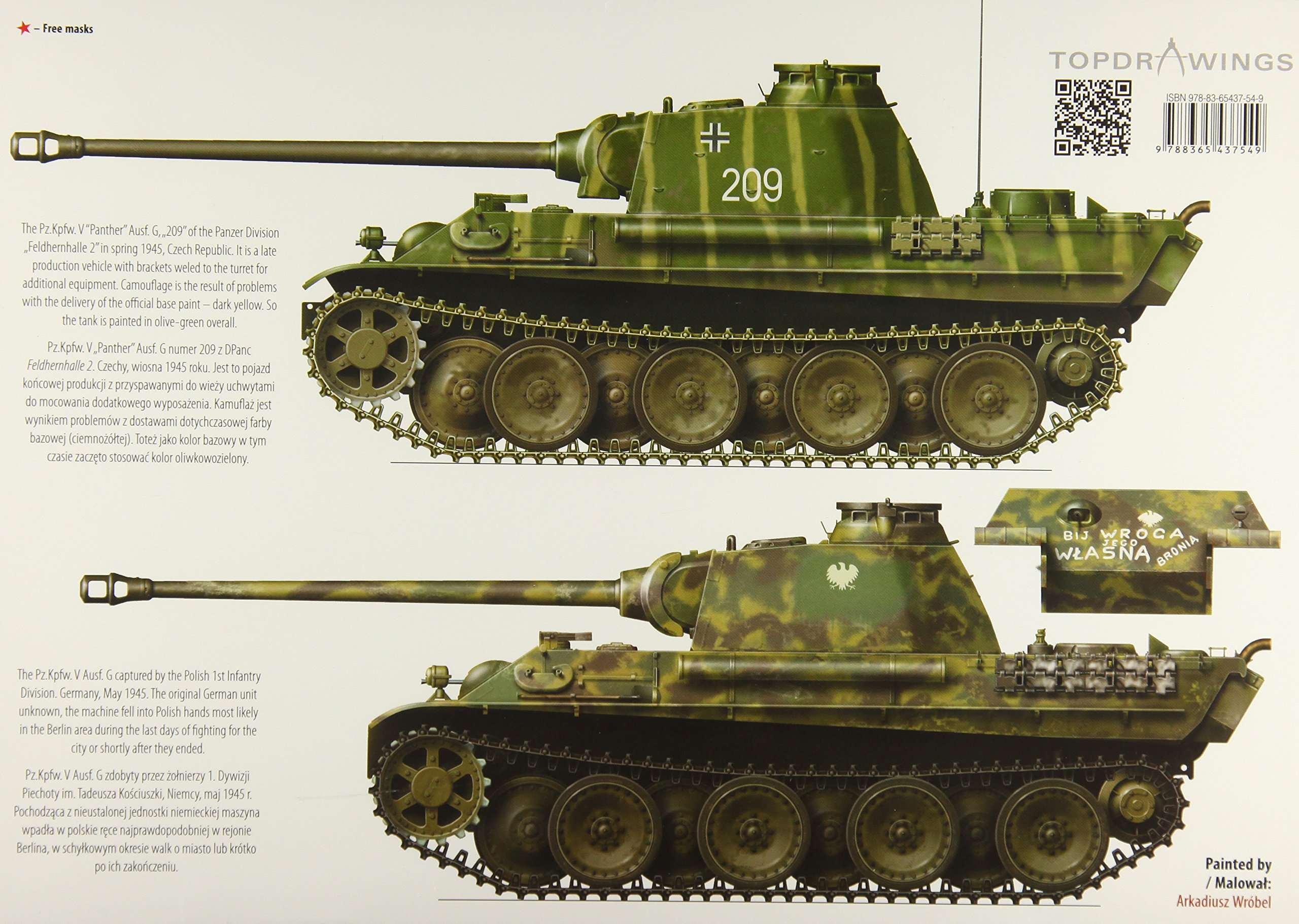 Sdkfz 171 Panzer V Panther Ausf Adg Topdrawings - 