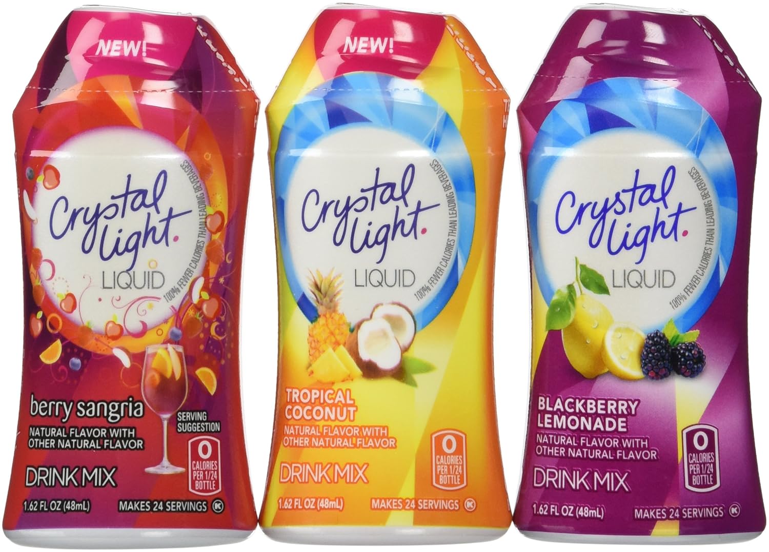 Crystal Light Liquid Variety Drink Mix 1.62 Fl Oz Tropical