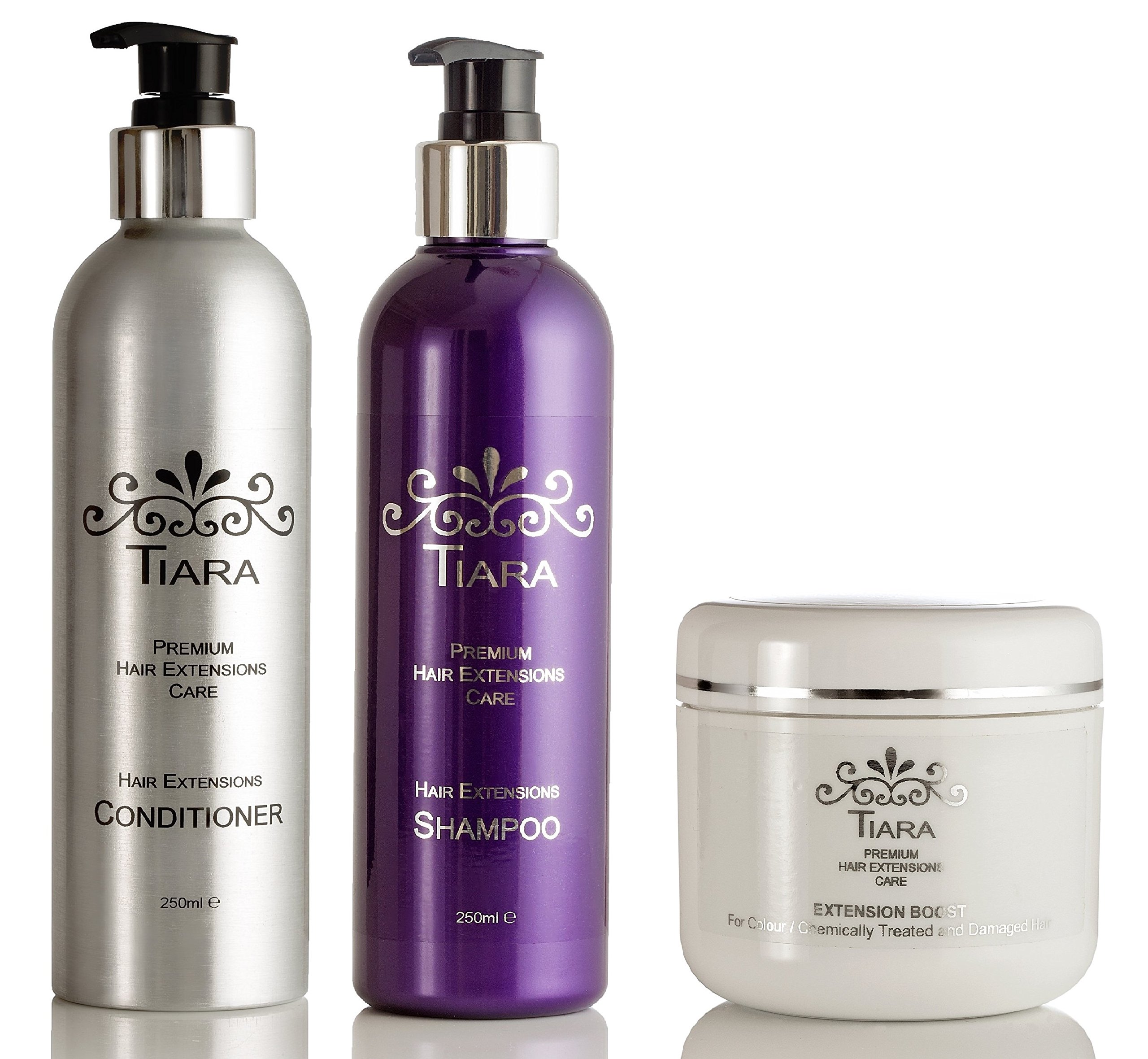 TIARA EXTENSION CARE COMBO-II (SHAMPOO + CONDITIONER + EXTENSION BOOST)(750ml)