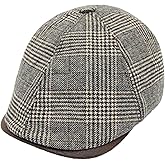 Luxumbralis Newsboy Hats for Men Wool Blend Flat Cap Ivy Irish Hat Beret Hats for Women Gatsby Cabbie Driving Cap