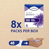 TENA Discreet Maxi Night Incontinence Pads Women 48 Count 8x6 Pack view 2