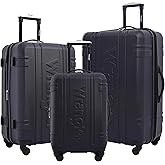 Wrangler 3 Piece Astral Travel Luggage Set, Dark Sapphire