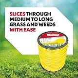 Oregon Yellow Round 4mm Trimmer Line 95m Heavy Duty Nylon Fits Most Models view 5