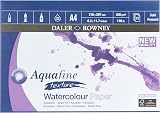 Daler Rowney Aquafine A4 Watercolour Pad 12 sheets 300gsm White