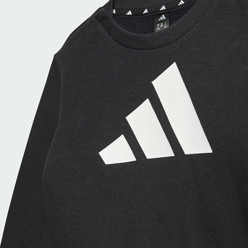 Unisex bebé Big Logo Essentials Jogger Track Suit, Black/White, 9-12 Months — foto 2 de 4