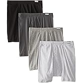 Hanes Ultimate Men's 4-Pack FreshIQ Boxer with ComfortFlex Waistband Brief