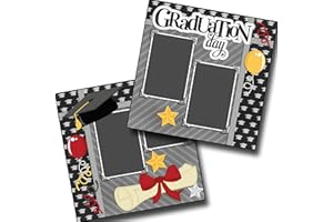 EZSCRAPBOOKS QUICK PAGES Graduation Day - Premade Scrapbook Pages - EZ Layout 2133