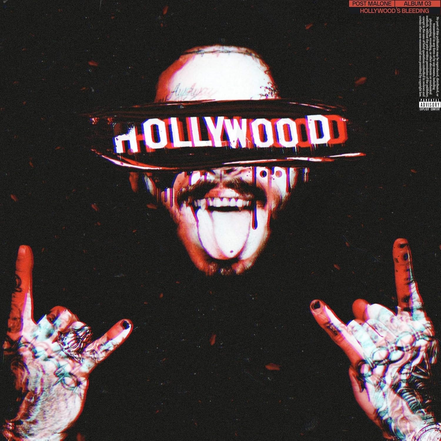 Music Poster Album Cover Posters Custom Poster Post Malone Hollywood S Bleeding Album Cover Poster Post Malone Poster Album Print Digital Prints Art Collectibles Dekorasyonu Net
