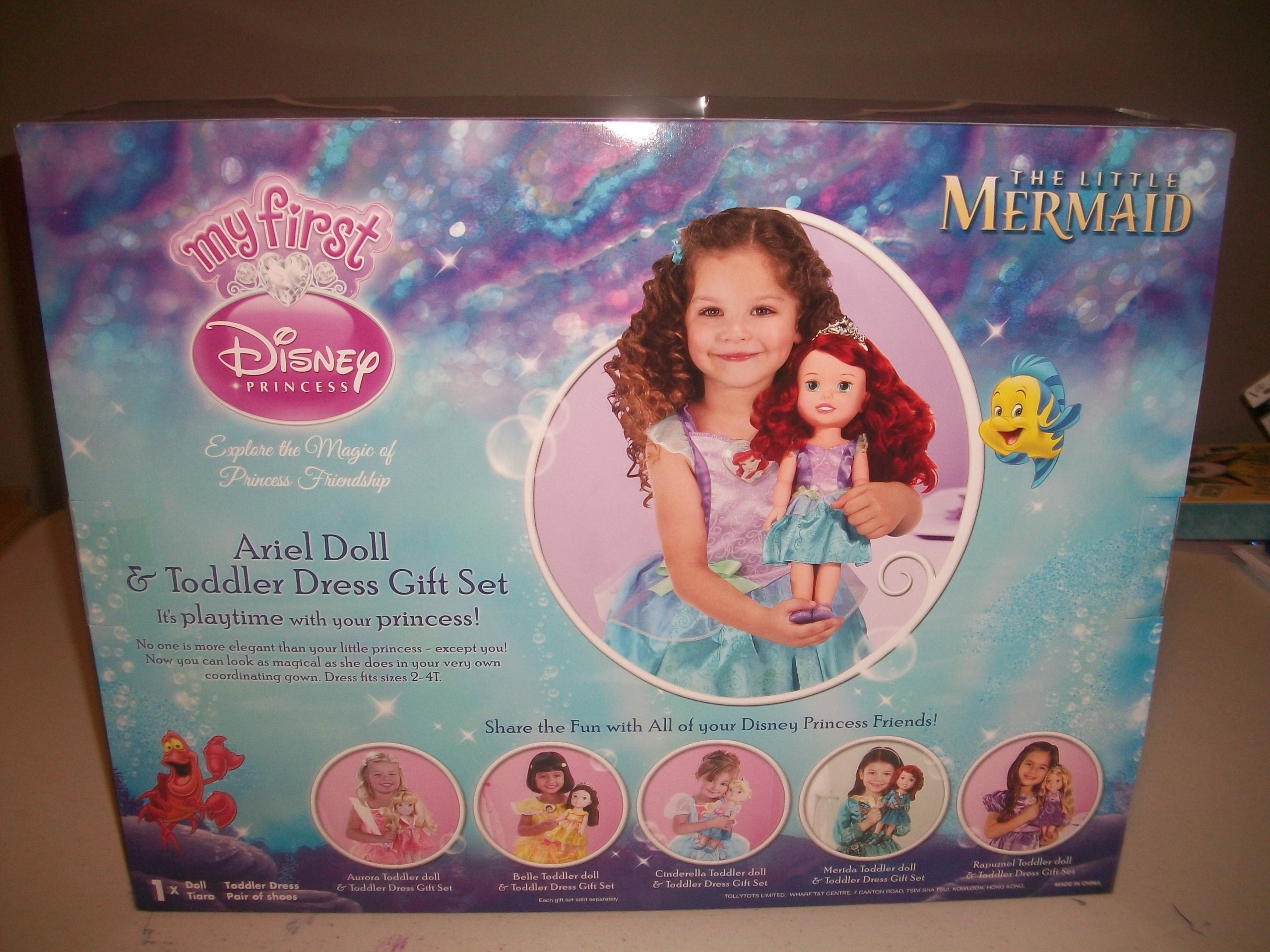 ariel doll and dress set