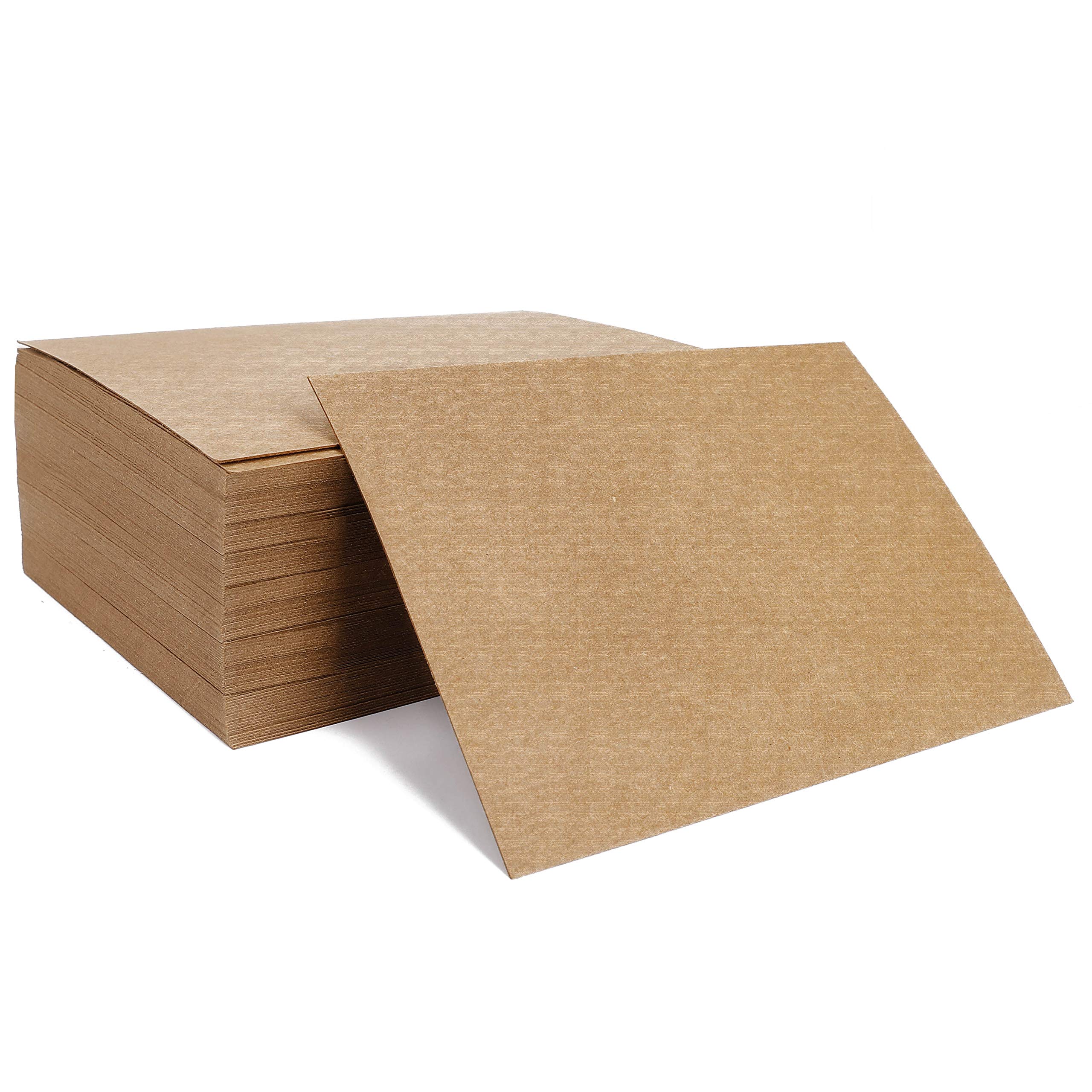 Blank Kraft Cards 100 Pieces Message Cards for DIY Graffiti Gift Business Cards 5.7 x 3.8 inch