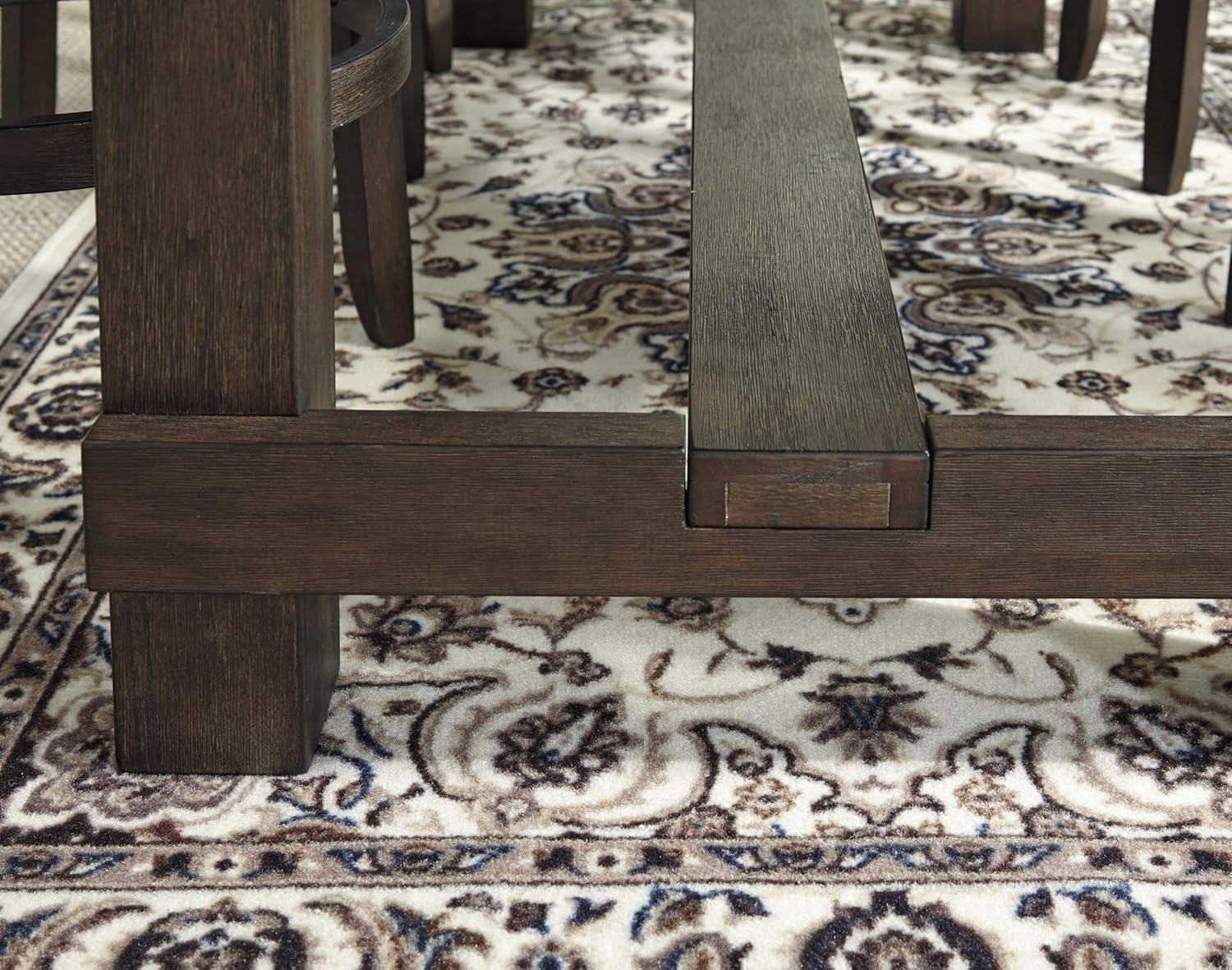 Signature Design by Ashley Drewing Bar Height Table, Brown: Furniture & Decor